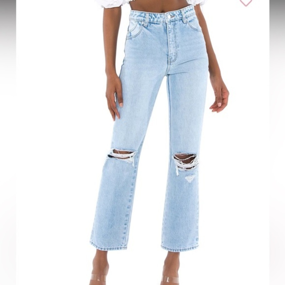 ROLLAS ORIGINAL STRAIGHT in Sunbleach Worn size 28